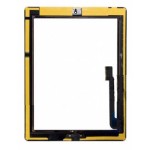 iPad 4 Screen Digitizer with Home Button and Adhesive